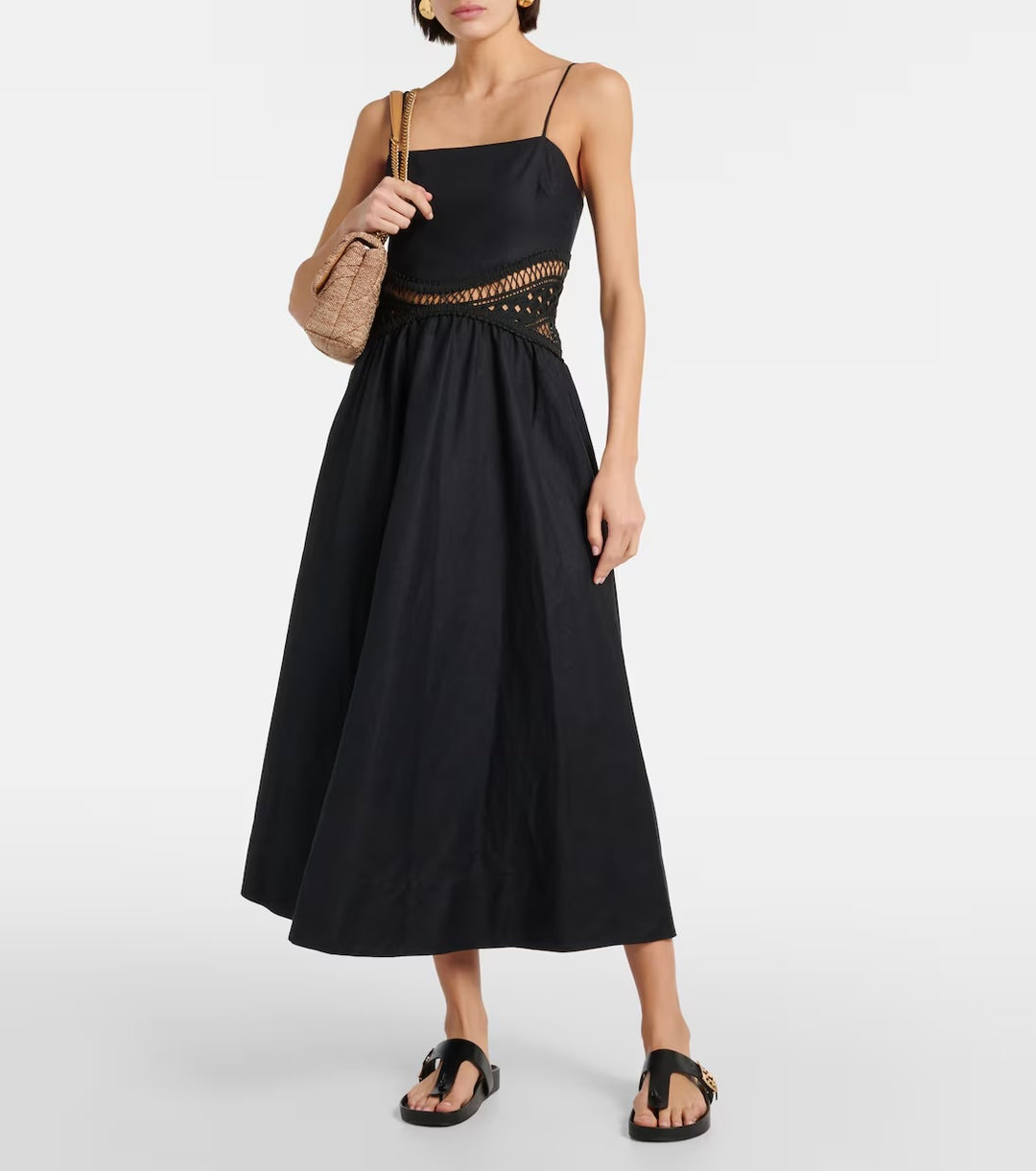 TORY BURCH MELLOW LEATHER THOMG SANDAL MULES