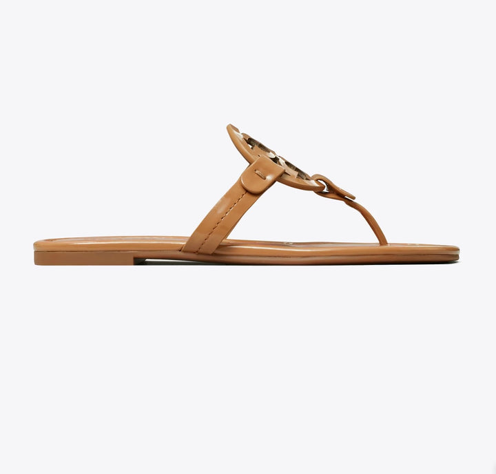 TORY BURCH SHINY PATENT MILLER MULES