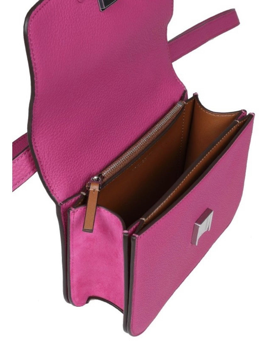 TORY BURCH ELEANOR SMALL CONVERTIBLE GRAINED CALFSKIN BAG