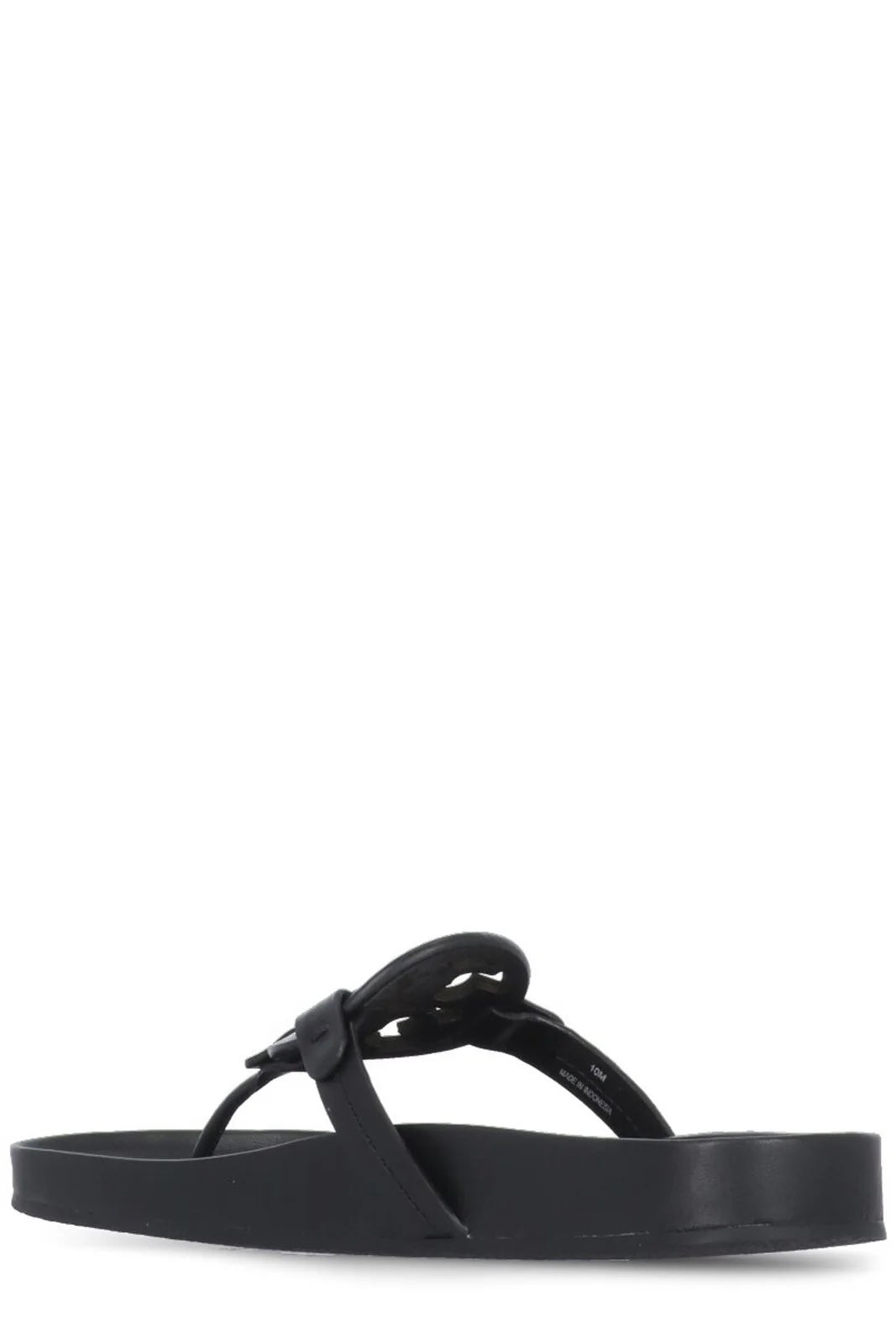 TORY BURCH MILLER CLOUD LEATHER SLIDE SANDALS