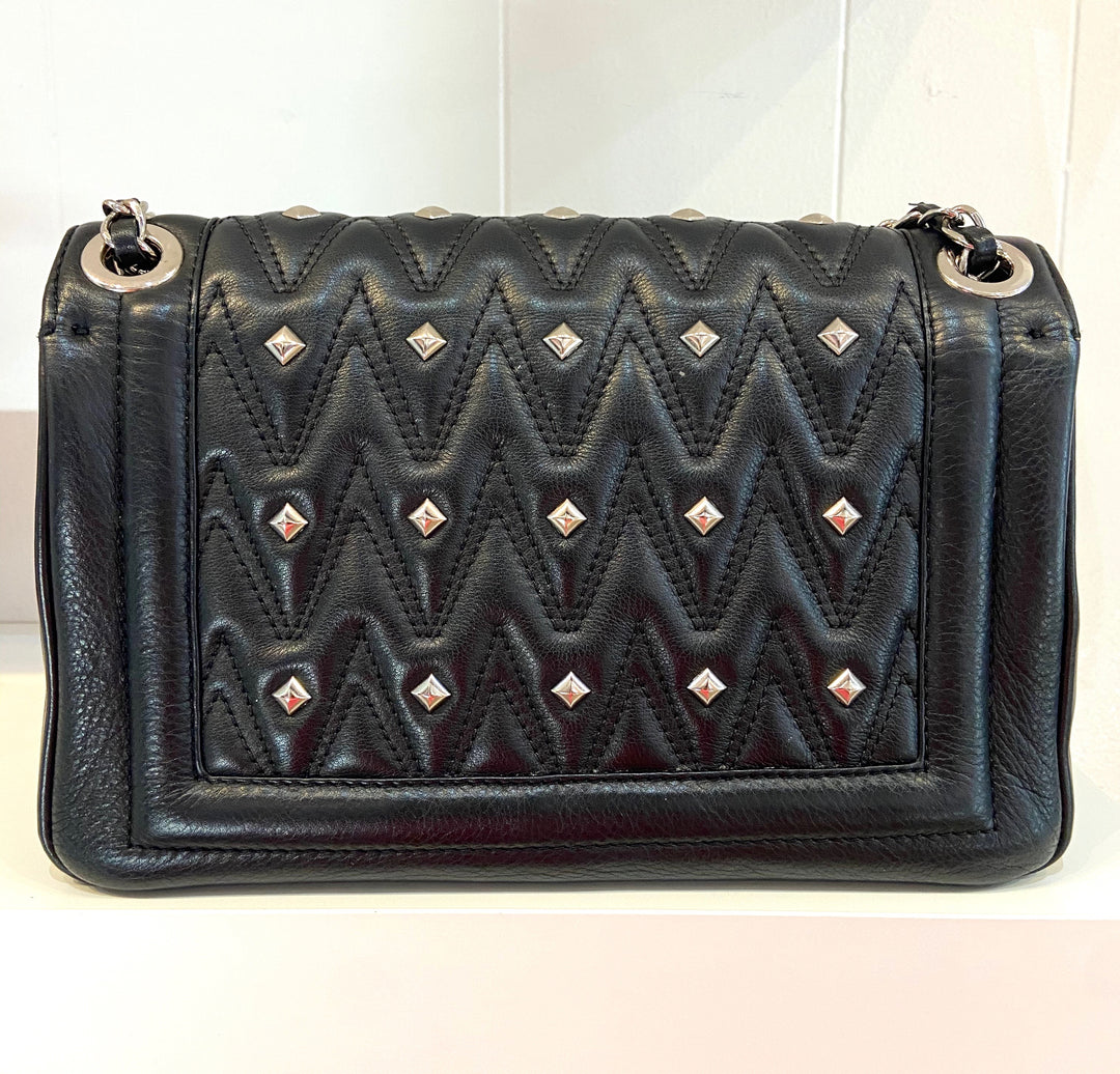 VALENTINO ALICE D LEATHER SHOULDER BAG