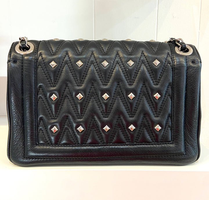VALENTINO ALICE D LEATHER SHOULDER BAG