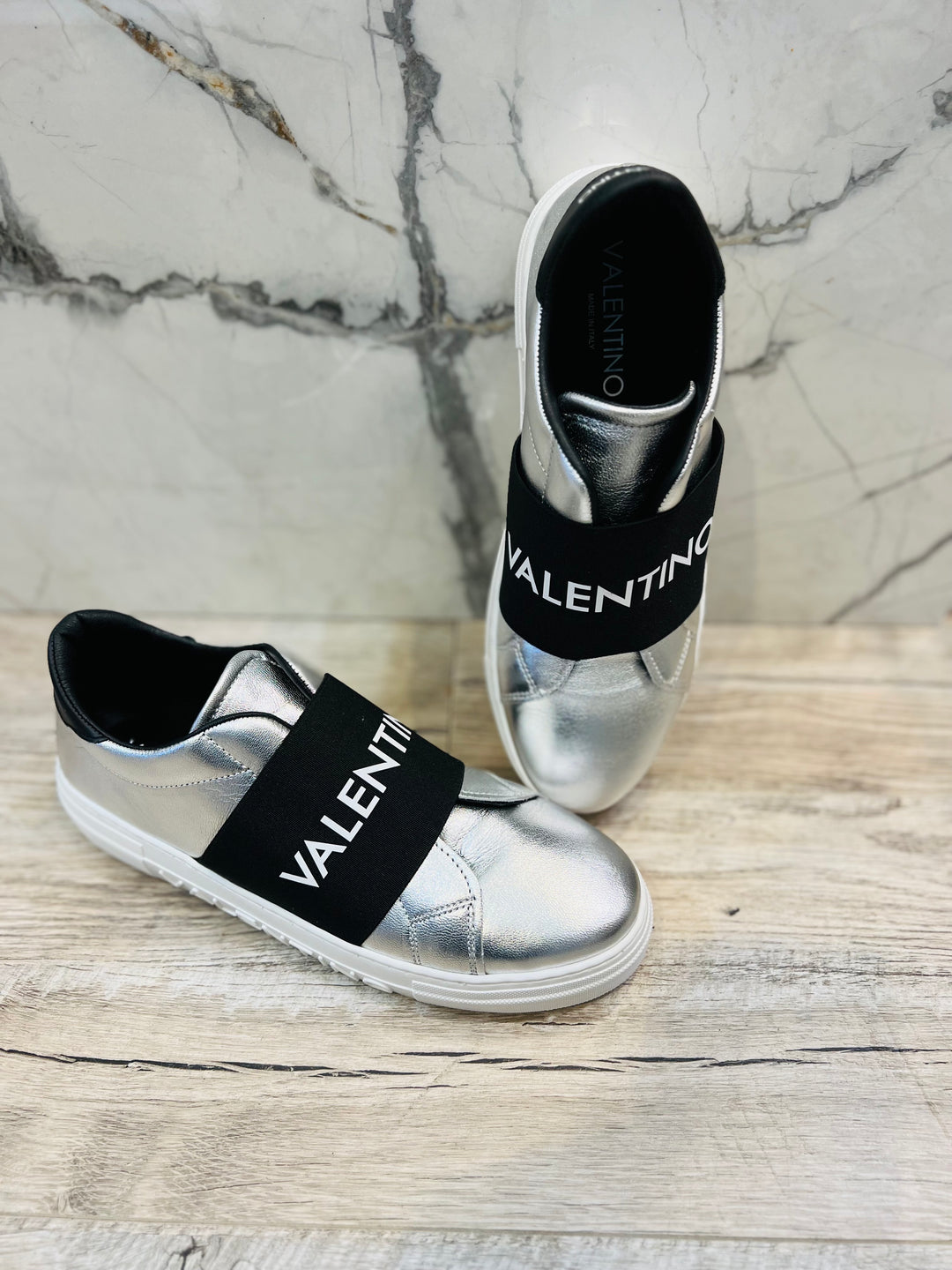 VALENTINO BY MARIO VALENTINO MAYA LEATHER SNEAKERS