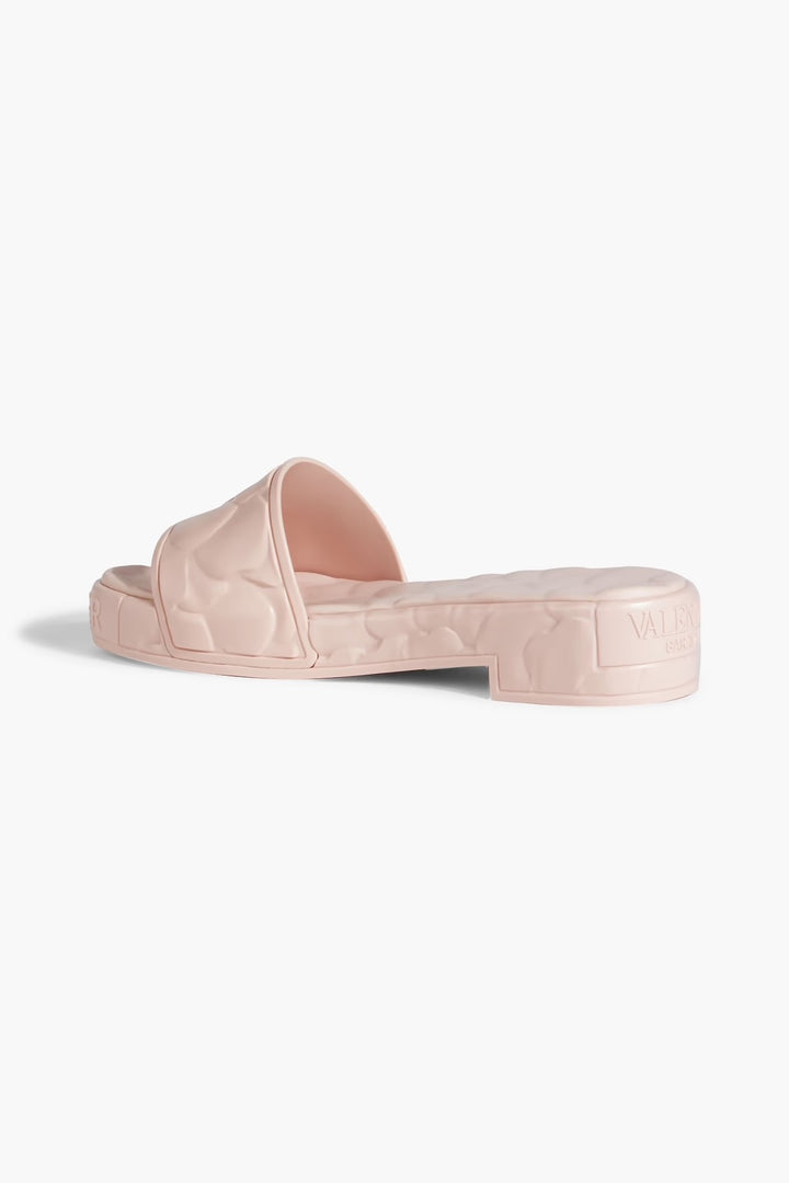 VALENTINO GARAVANI PINK 03 ROSE EDITION ATELIER HEELED SANDALS
