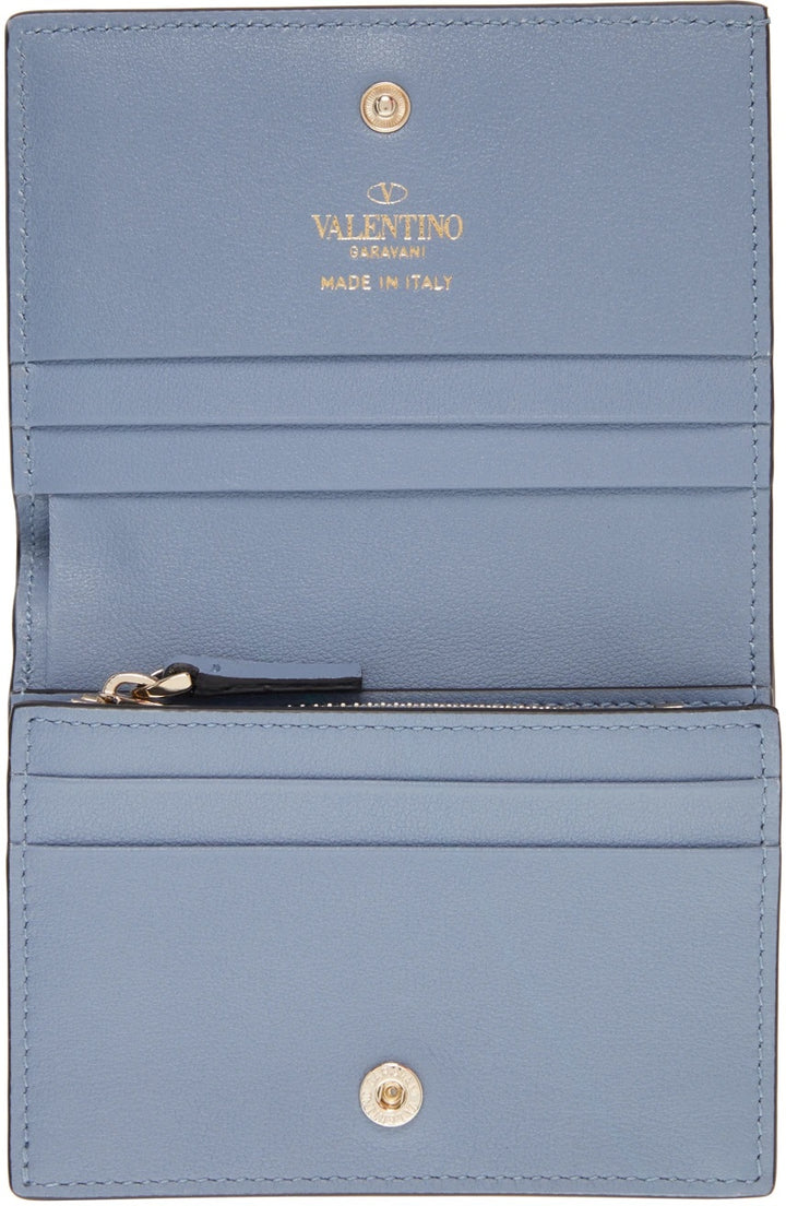 VALENTINO GARAVANI ROCKSTUD FRENCH WALLET