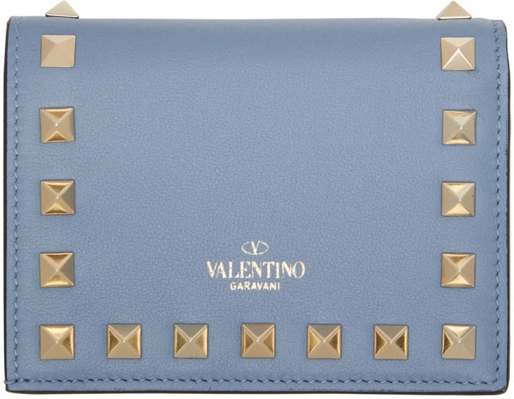 VALENTINO GARAVANI ROCKSTUD FRENCH WALLET