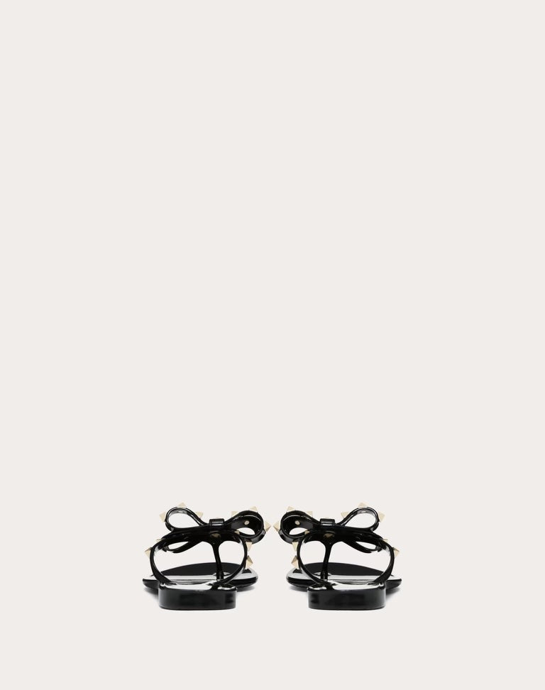 VALENTINO GARAVANI ROCKSTUD THONG SLIDE SANDALS