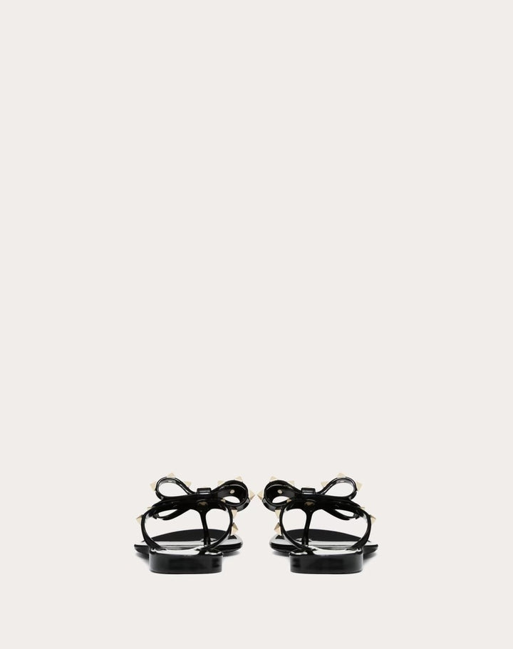 VALENTINO GARAVANI ROCKSTUD THONG SLIDE SANDALS