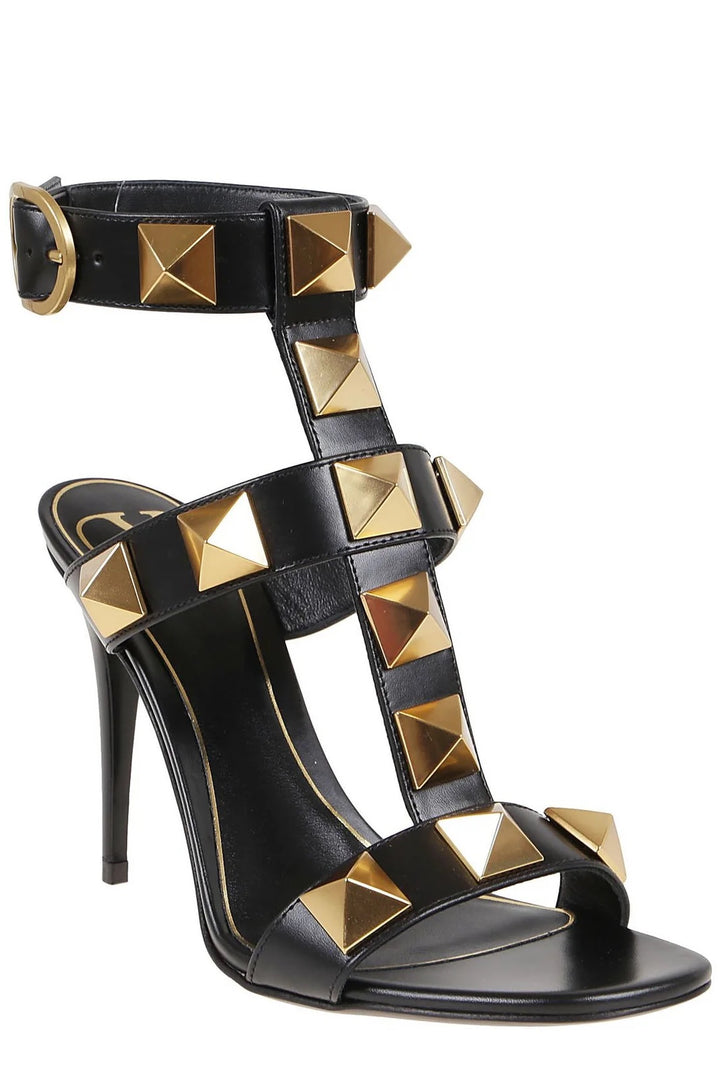 VALENTINO GARAVANI ROMAN STUD LEATHER SANDALS