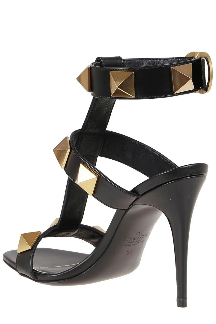 VALENTINO GARAVANI ROMAN STUD LEATHER SANDALS