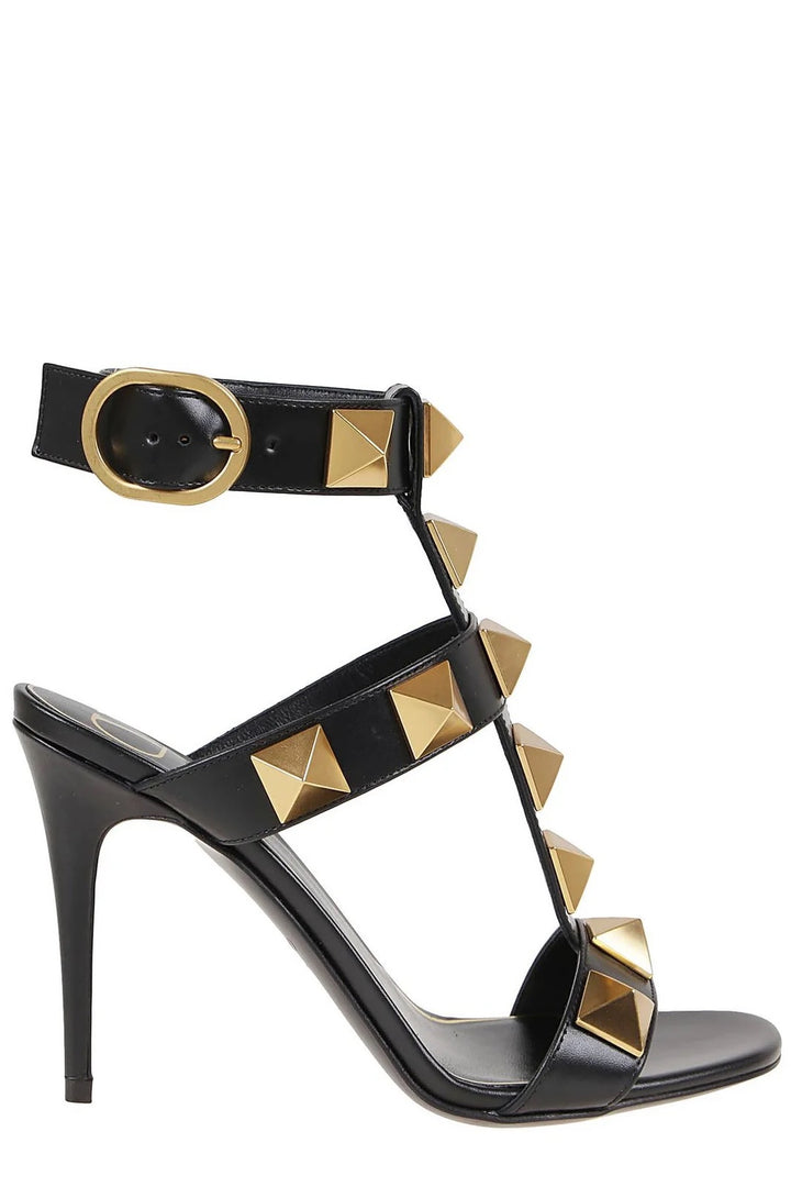 VALENTINO GARAVANI ROMAN STUD LEATHER SANDALS