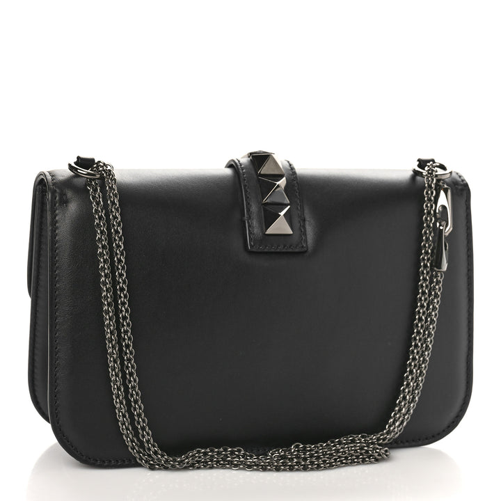 VALENTINO GARAVANI VITELLO GLAM CALFSKIN ROCKSTUD FLAP BAG