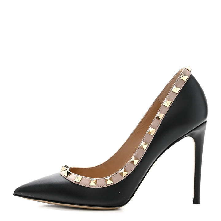 VALENTINO GARAVANI ROCKSTUD 100MM NAPPA LEATHER PUMPS