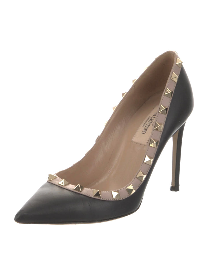 VALENTINO GARAVANI ROCKSTUD 100MM NAPPA LEATHER PUMPS