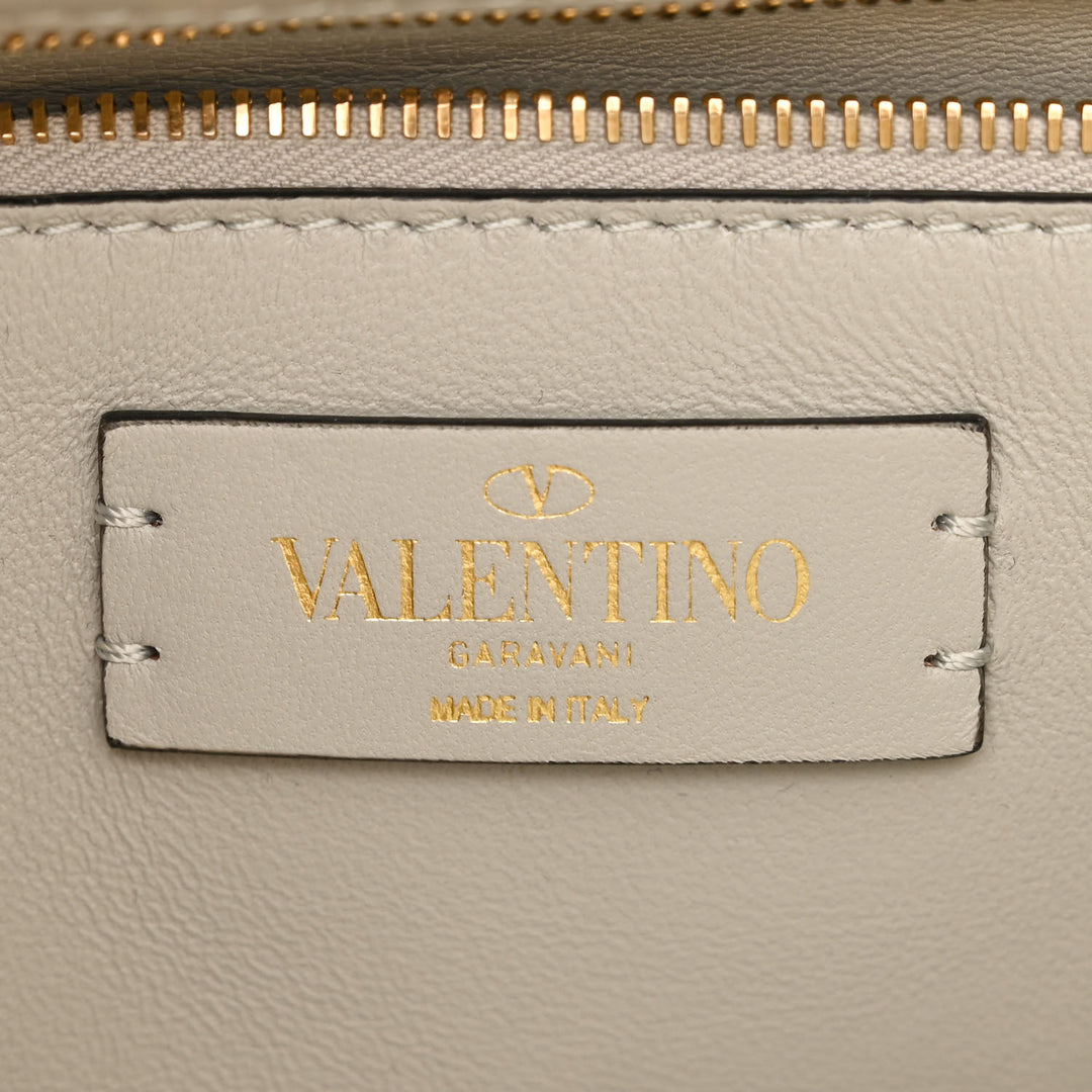 VALENTINO ROMAN STUD LARGE NAPPA LEATHER SHOULDER BAG