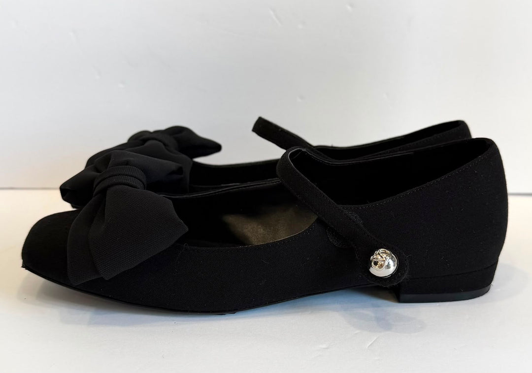 VALENTINO GARAVANI BOWJANE 20 CREPE MARY JANE PUMPS