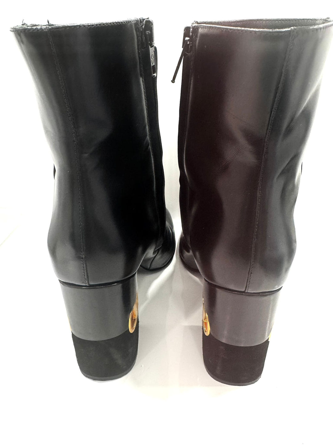 VALENTINO GARAVANI HERITAGE CALFSKIN VLOGO ANKLE BOOTS