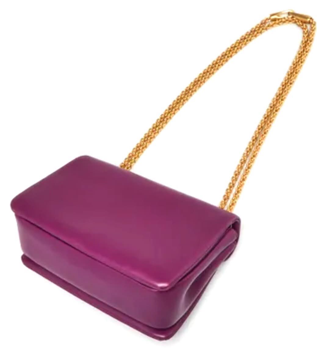 VALENTINO NAPPA LEATHER ROMAN ONE STUD SMALL SHOULDER BAG