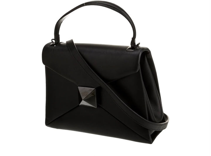 VALENTINO GARAVANI ONE STUD SMALL LAMBSKIN LEATHER SHOULDER BAG