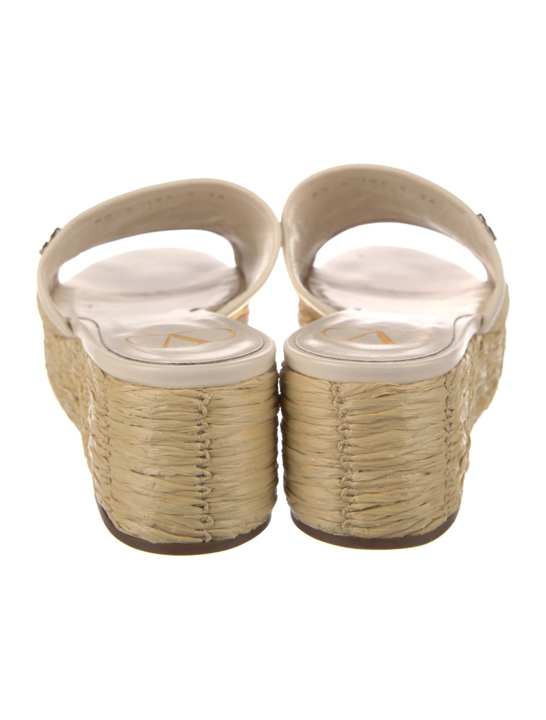 VALENTINO GARAVANI RAFFIA SANDALS