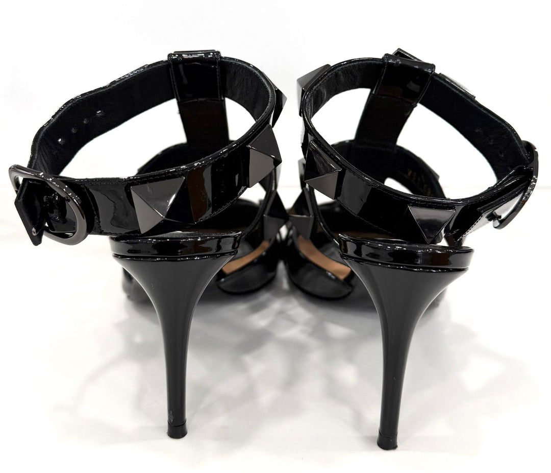 VALENTINO ROCKSTUD ROMAN STUD T-BAR 80 MM ANKLE STAP PUMPS