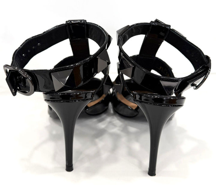 VALENTINO ROCKSTUD ROMAN STUD T-BAR 80 MM ANKLE STAP PUMPS