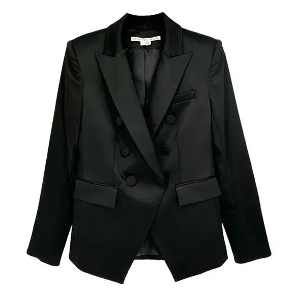 VERONICA BEARD EMPIRE SATIN BLAZER