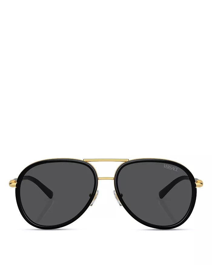 VERSACE MEDUSA ROLER AVIATOR UNISEX SUNGLASSES