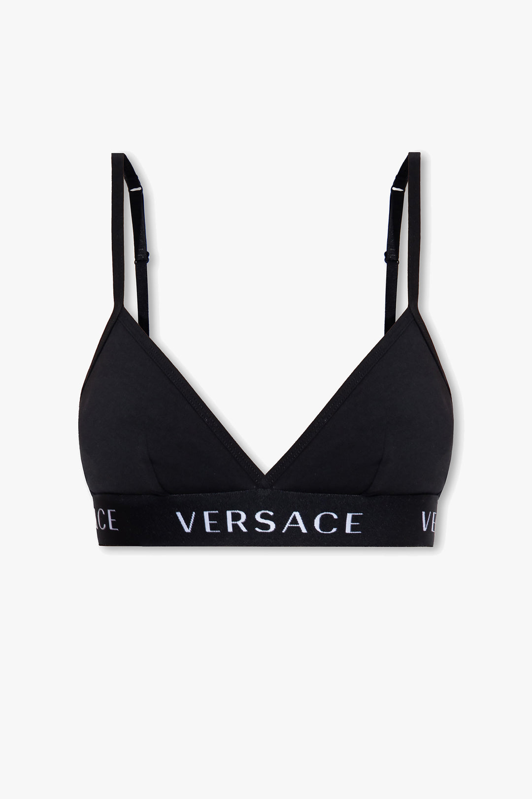 VERSACE LOGO TRIANGLE BRALETTE &amp; UNDERWEAR SET
