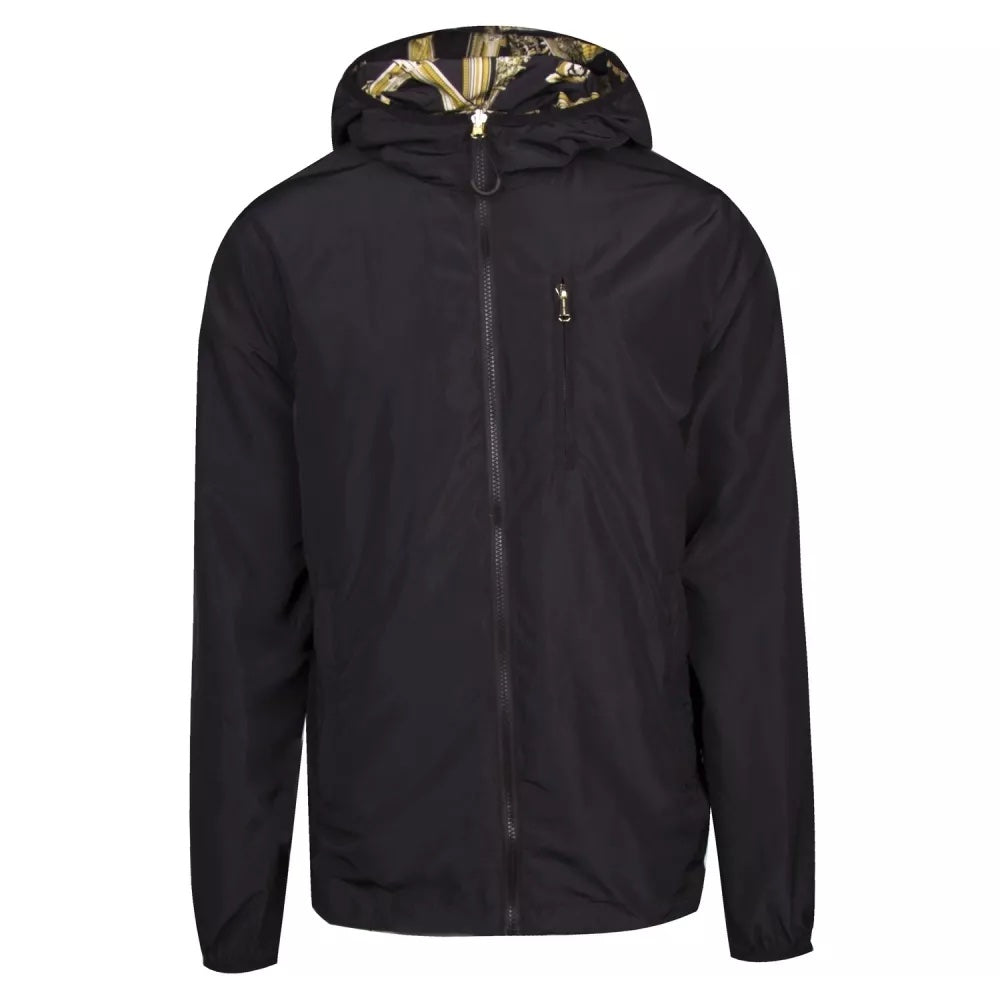 VERSACE JEANS COUTURE REVERSIBLE HOODED JACKET