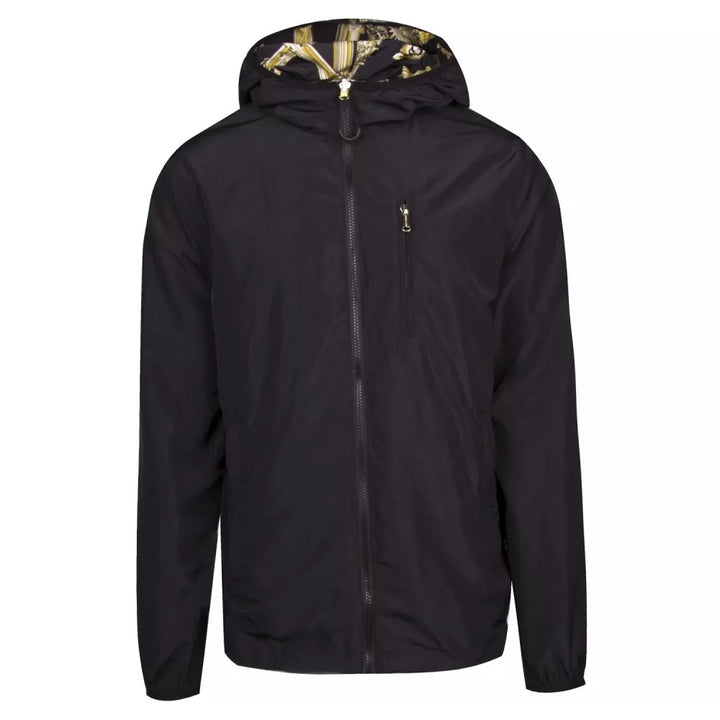 VERSACE JEANS COUTURE REVERSIBLE HOODED JACKET