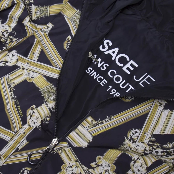 VERSACE JEANS COUTURE REVERSIBLE HOODED JACKET