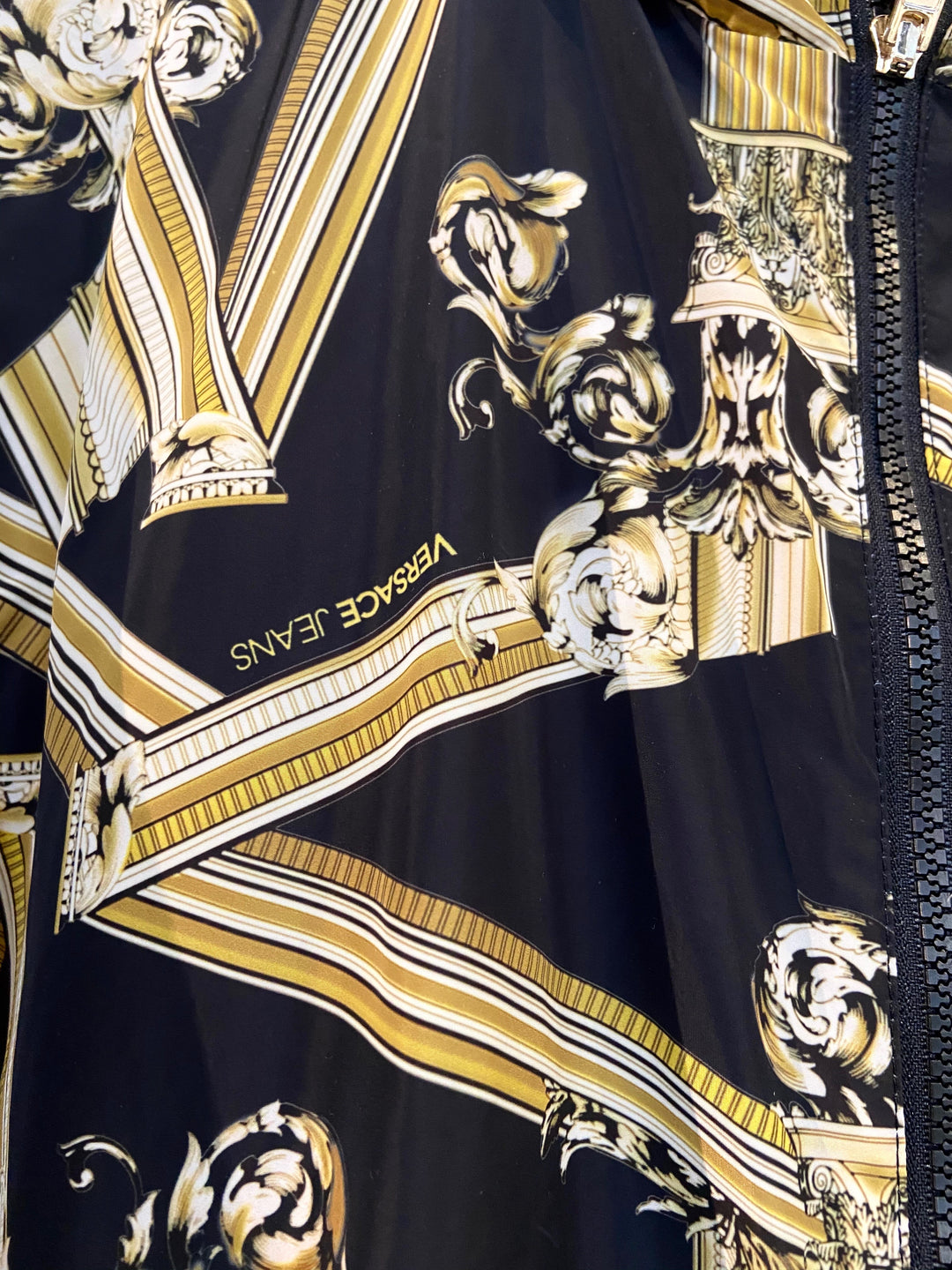 VERSACE JEANS COUTURE REVERSIBLE HOODED JACKET