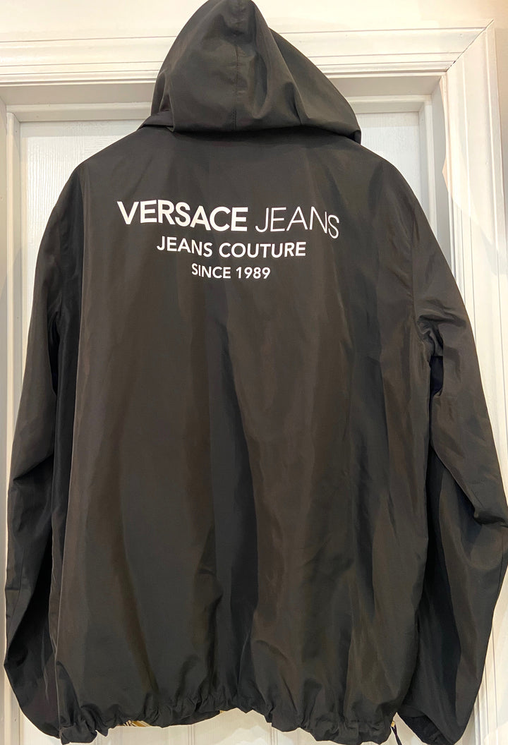 VERSACE JEANS COUTURE REVERSIBLE HOODED JACKET