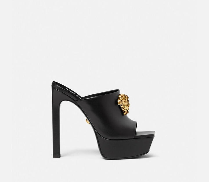 VERSACE LA MEDUSA PLATFORM MULES