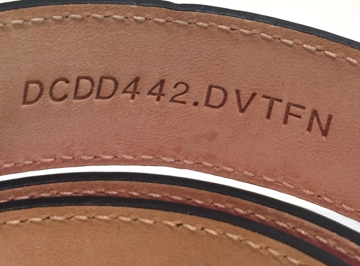 VERSACE LA MEDUSA CALFSKIN LEATHER BELT