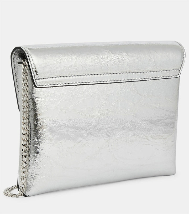 VERSACE LA MEDUSA MINI METALLIC CHAIN CROSSBODY BAG