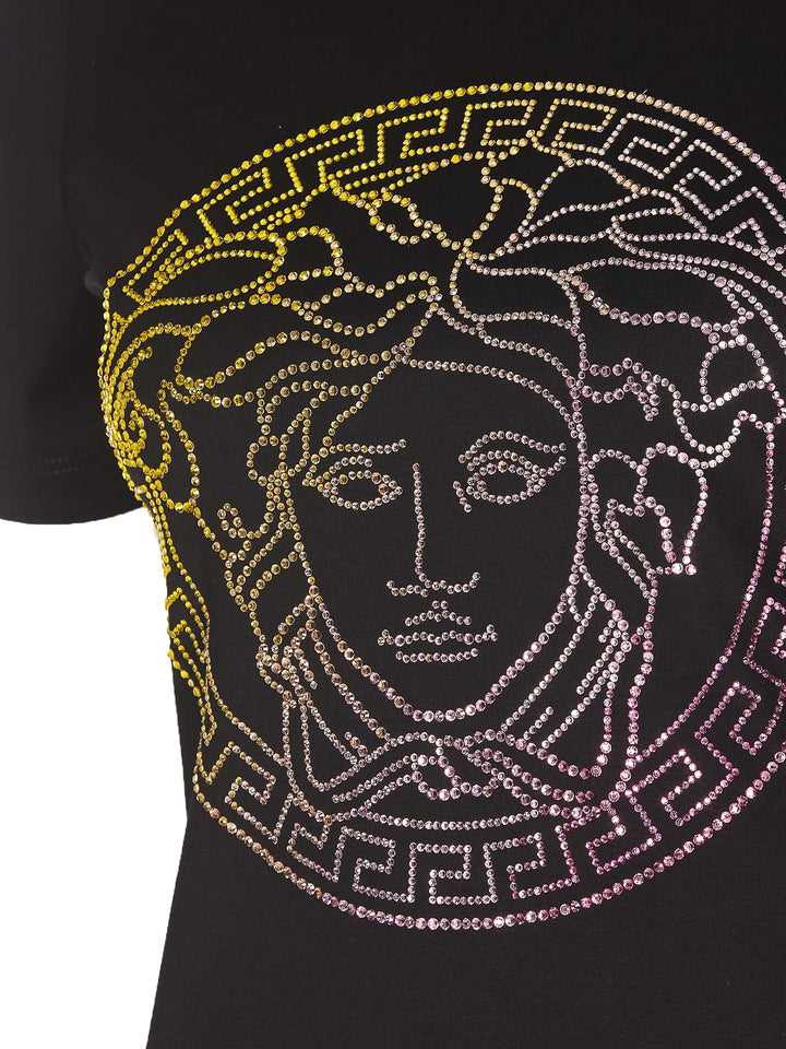 VERSACE CRYSTAL LA MEDUSA T-SHIRT