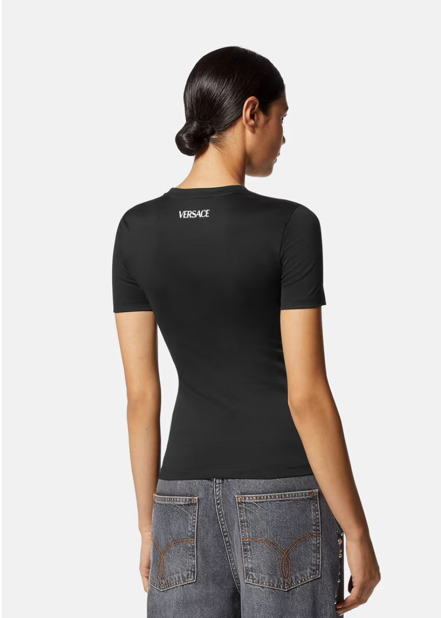 VERSACE CRYSTAL LA MEDUSA T-SHIRT