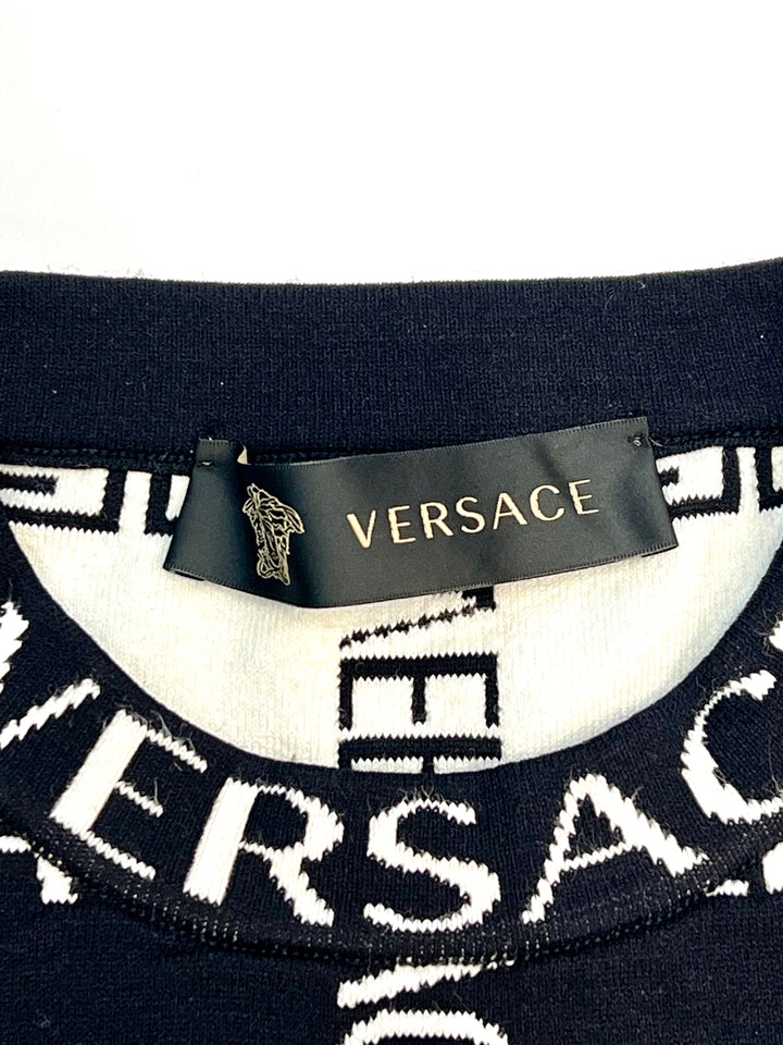 VERSACE LOGO SLEEVELESS TOP