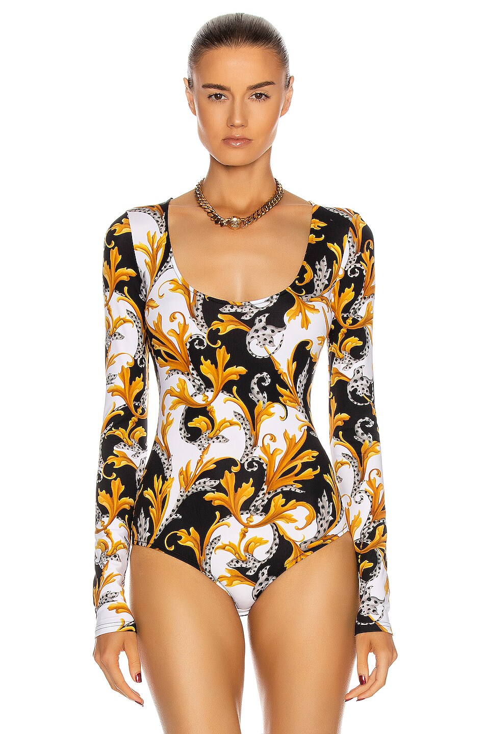 VERSACE LONG SLEEVE BODYSUIT