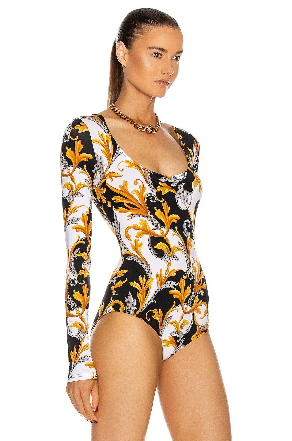 VERSACE LONG SLEEVE BODYSUIT