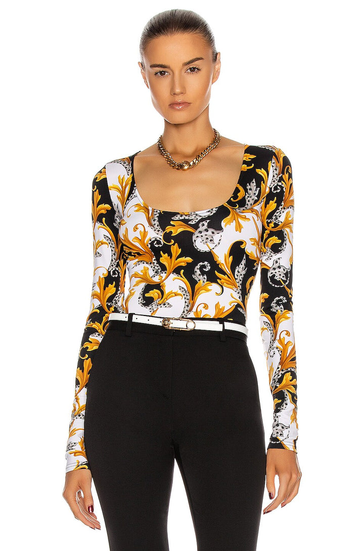 VERSACE LONG SLEEVE BODYSUIT