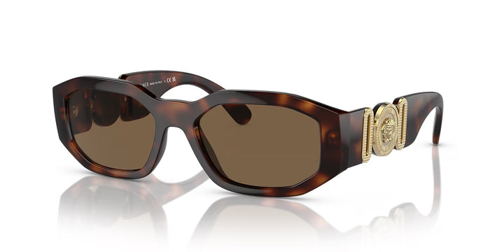 VERSACE BIGGIE MEDUSA SUNGLASSES HAVANA