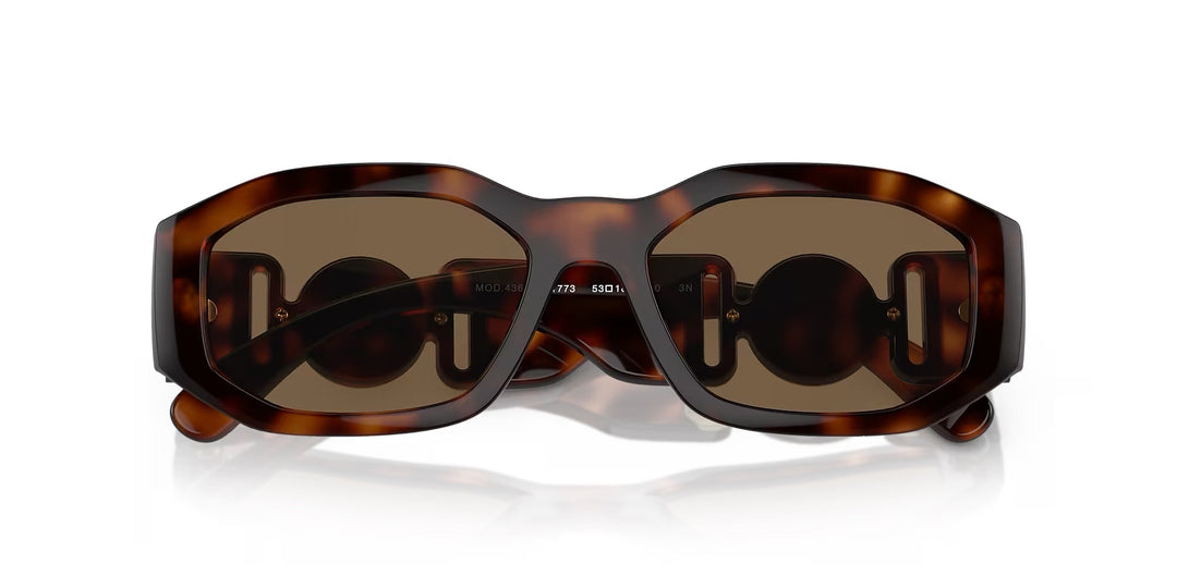 VERSACE BIGGIE MEDUSA SUNGLASSES HAVANA