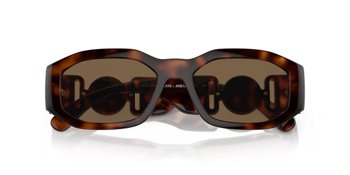 VERSACE BIGGIE MEDUSA SUNGLASSES HAVANA