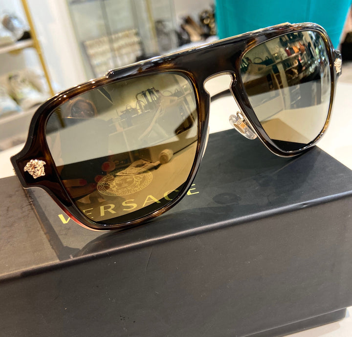 VERSACE MEDUSA RETRO CHARM SUNGLASSES