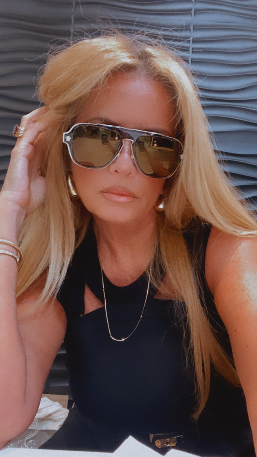 VERSACE MEDUSA RETRO CHARM SUNGLASSES