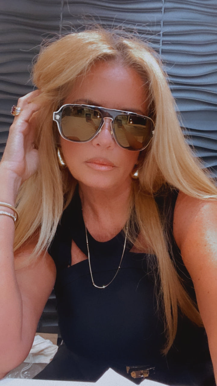 VERSACE MEDUSA RETRO CHARM SUNGLASSES