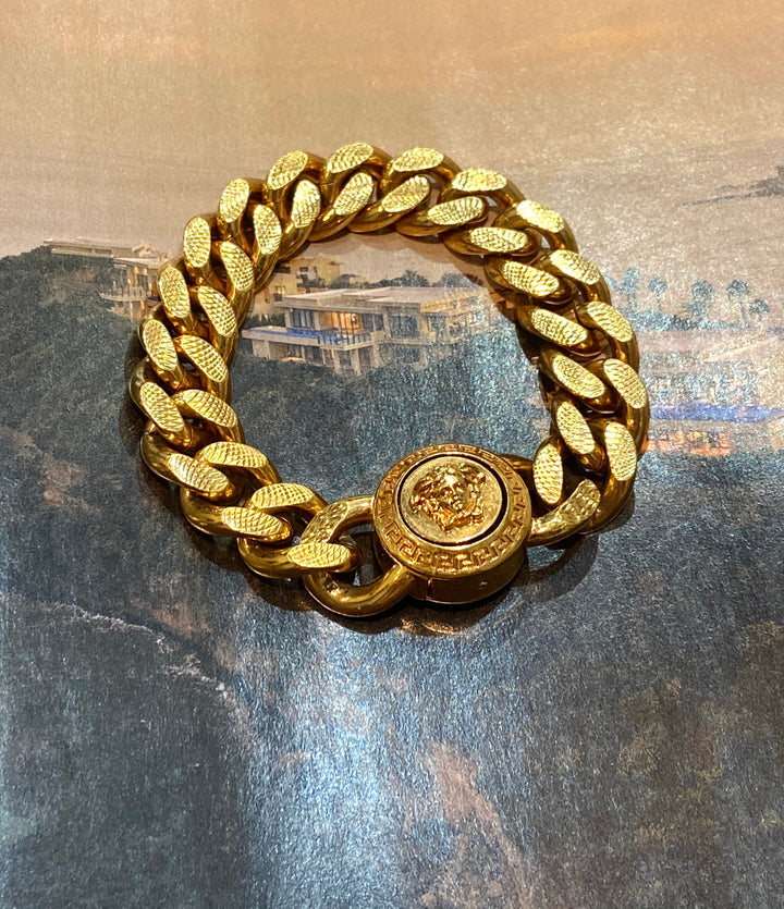 VERSACE MEDUSA CHAIN LINK BRACELET